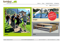 Tablet Screenshot of bimbo.ch