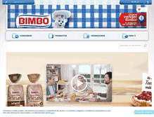 Tablet Screenshot of bimbo.es